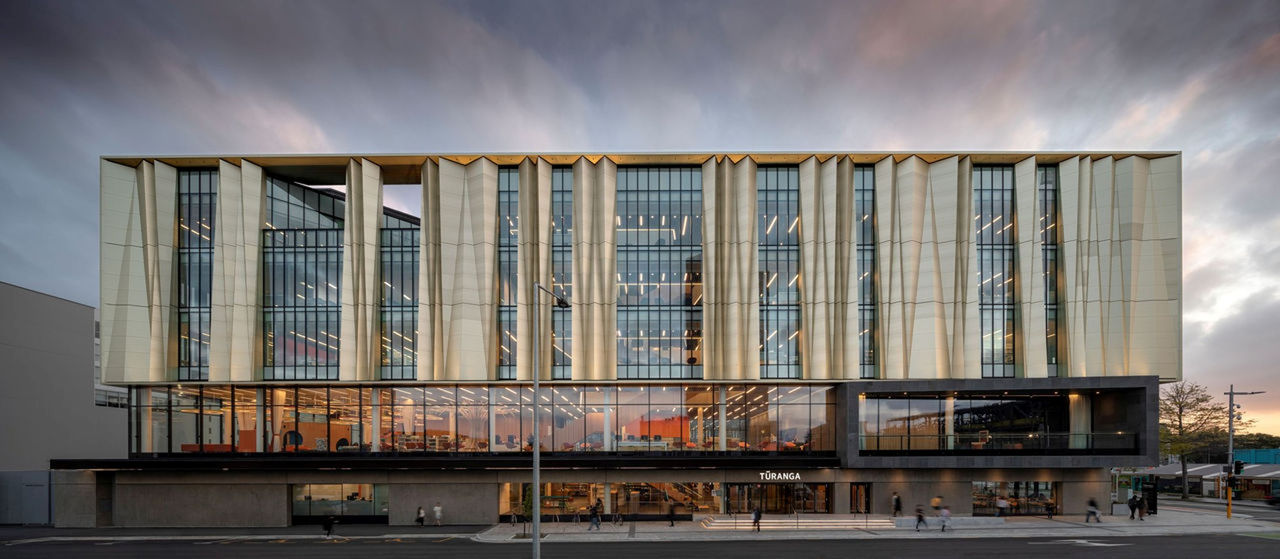 Tūranga library building in Christchurch